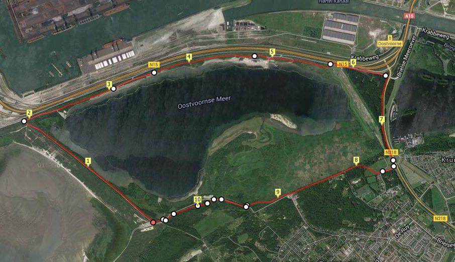 We willen Bestaande paden schakelen: Route Oostvoornse Meer 11 km met