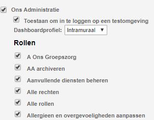 Roltoewijzingen in Ons Administratie