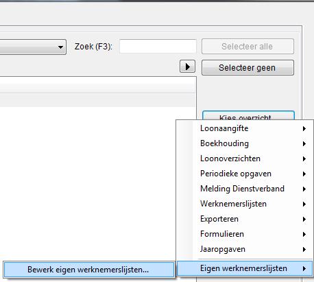 Click en Claim via eigen werknemerslijsten Het hangt van de verzekeringsmaatschappij af welke data er in het bestand van Click en Claim moet worden opgenomen.