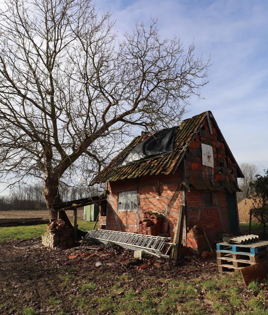 Foto 17: het bakhuis bevindt zich ten noordoosten van de hoeve.