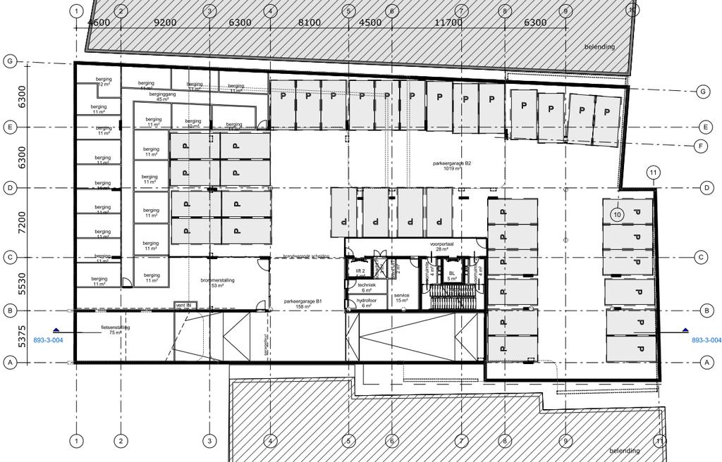 Om de meest ongunstige situatie (de maximale grondvervormingen) te beschouwen in het numerieke model is gedraineerd grondgedrag verondersteld.