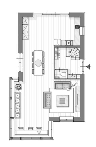 op de eerste verdieping Badkamer met ruimte