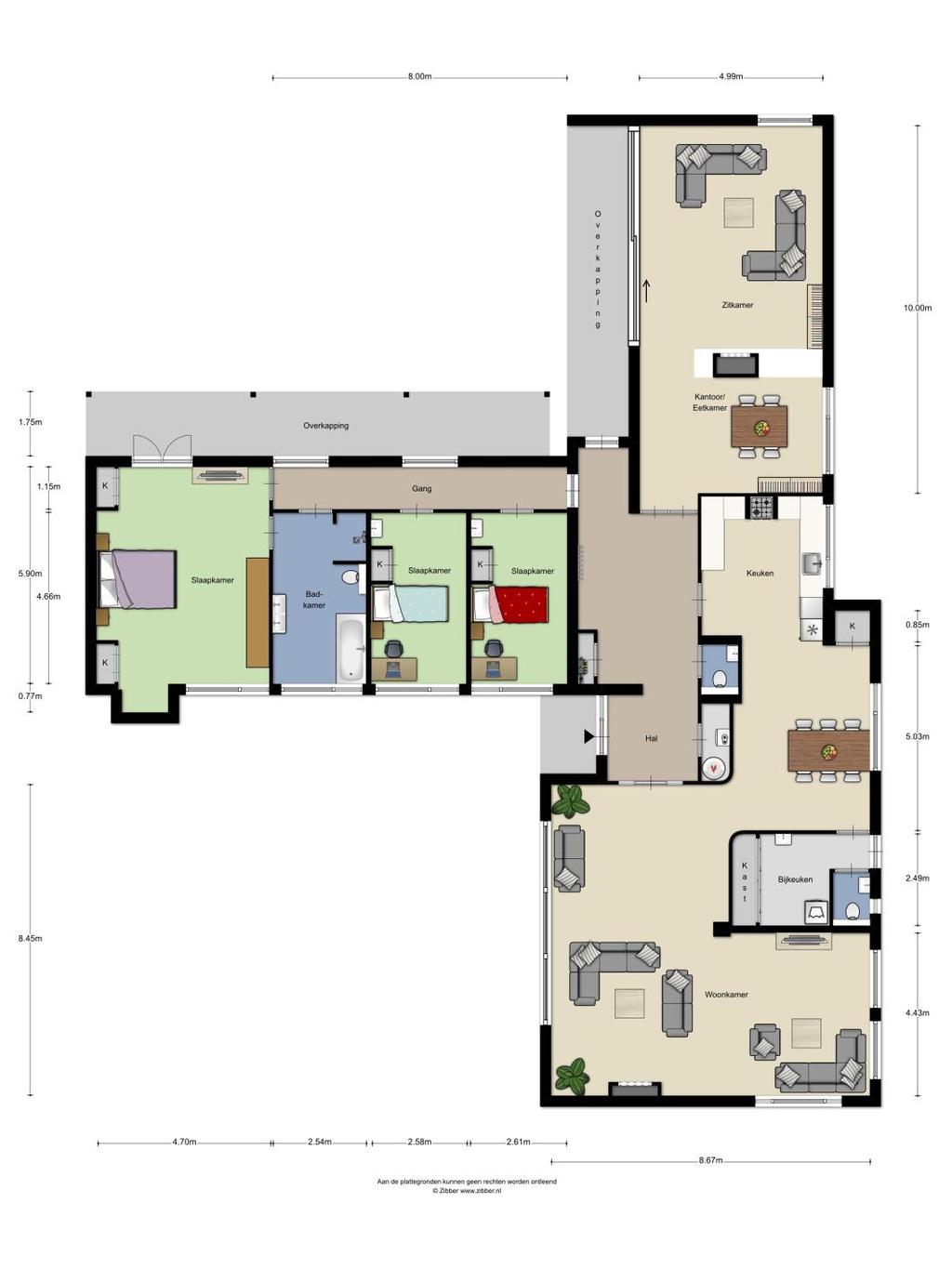 Plattegrond Aan deze tekening