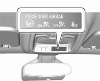 Airbag deactiveren Het passagiersairbagsysteem vóór moet voor een kinderveiligheidssysteem op de passagiersstoel worden gedeactiveerd volgens de instructies in de tabel 3 55.