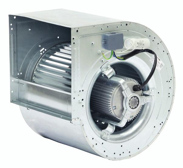 Ventilator: type CM/AL Ventilator met gesloten motor voorzien van thermische beveiliging Zie pagina 11 voor bijbehorende voeten en flenzen Zie pagina 12 en 13 voor een bijbehorende standenregelaar