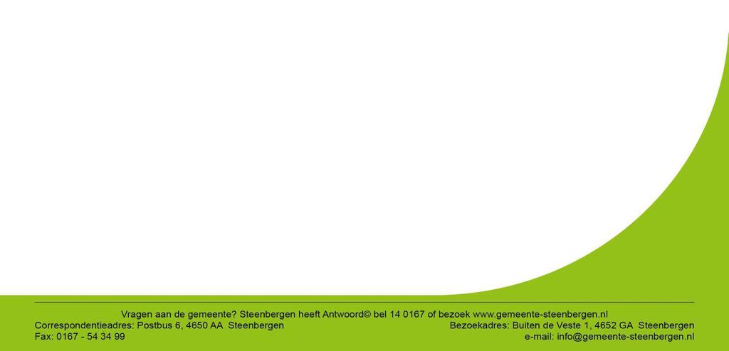 : bijlage(n) : VOF Van der Riet Rommens Maatschap onderwerp : Omgevingsvergunning Steenbergen, 1 juli 2016 Geachte heer, Op 31 maart 2016 hebben wij van u een aanvraag om een omgevingsvergunning,