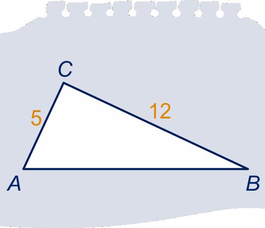Als je in driehoek ABC de zijde AB als basis neemt, is de hoogte 3, dus de oppervlakte van driehoek is: 1 2 3 9 = 13 1 2.