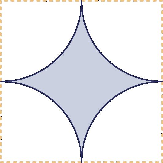 21.6 Cirkels en speciale driehoeken 39 Van een vierkant van 4 bij 4 zijn van de hoeken