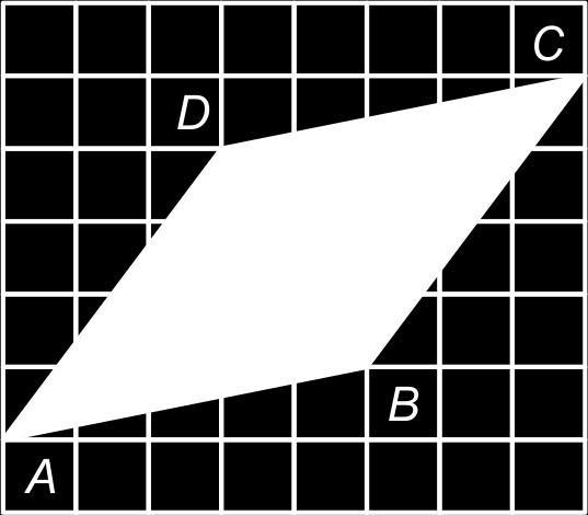 a Bereken de oppervlakte van het parallellogram met