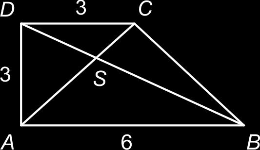 21.9 Extra opgaven Allerlei figuren 14 Het trapezium ABCD heeft twee rechte hoeken.