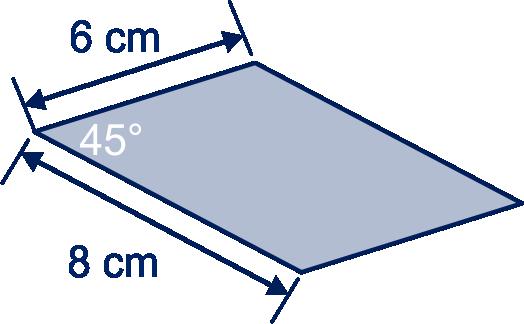 21.9 Extra opgaven 18 Bekijk het parallellogram met zijden van 6