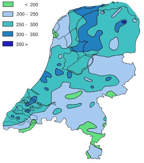 Tabel 7. Relatief natst / droogst Sappemeer Gr +134 Formerum Frl +129 Oudemirdum Frl +122 Venlo L -45 Kapellebrug Z -69 Schinveld L -71 Tabel 8.