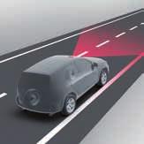 Adaptieve cruise control en pré-colission system (ACC en PCS), Road Sign Assist (RSA), Lane Departure Alert (LDA) en Automatic High Beam (AHB) vormen het hart van de Toyota Safety Sense (optie op