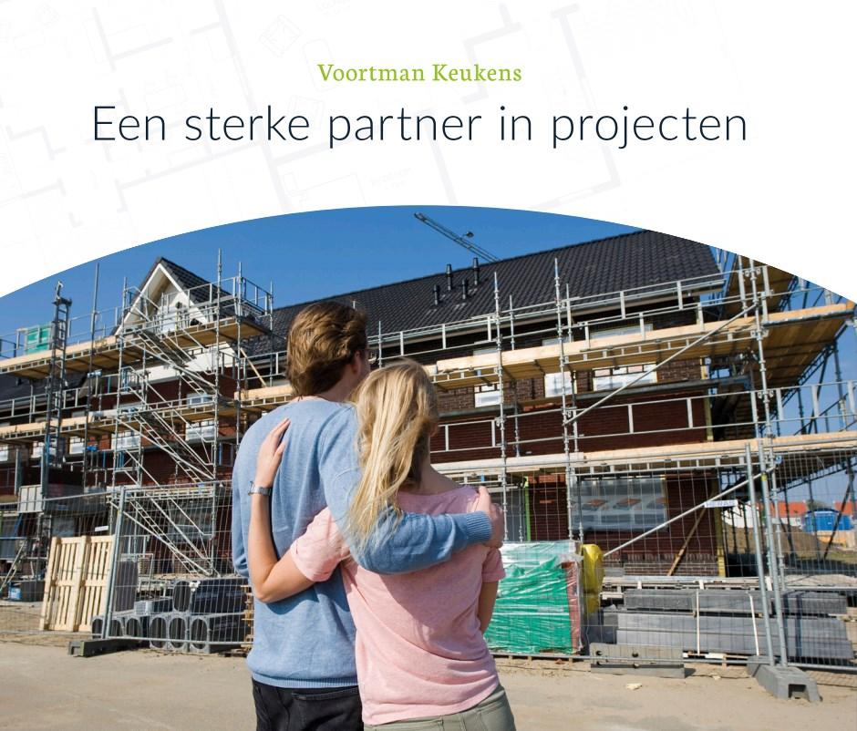 Ook bij partijen als projectontwikkelaars, woningcorporaties en bouwbedrijven heeft Voortman Keukens zich bewezen als een zeer solide samenwerkingspartner.