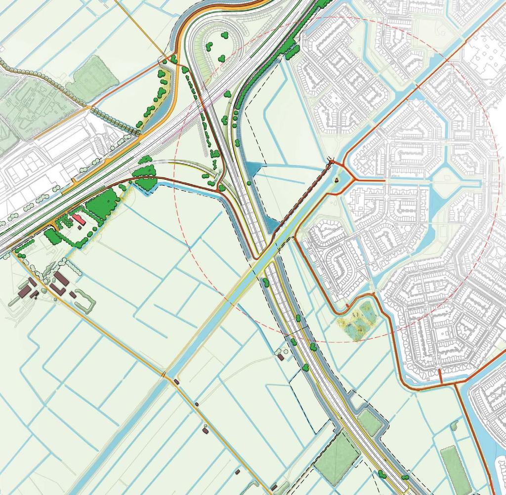 HERPLANT VOLGENS HET LANDSCHAPSPLAN RIJNLANDROUTE (binnen de gemeente Wassenaar) herplant langs de RLR: faunapassage 0,10 ha ecoverbinding 0,08 ha haag 0,11 ha in het knooppunt 0,015 ha oprit A44