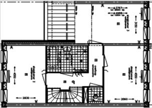 Eerste verdieping bij toepassing Woonsfeer Praktisch 1 (tekening V-452) - badkamer centraal in de woning - loze leiding in de hoofdslaapkamer Praktisch 2 (tekening V-452a) - laundry room met