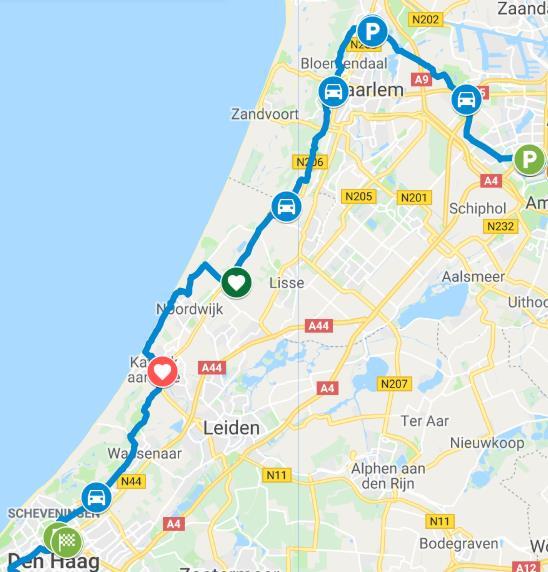 ETAPPE 6: AMSTERDAM DEN HAAG (75 kilometer) Alweer aangekomen bij de laatste etappe van HomeRide 2019, van het checkpoint PwC / ISS in Amsterdam terug naar het Lange Voorhout in Den Haag.