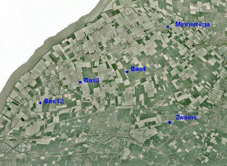 3 Meetnet Het meetnet bestaat, na ontmanteling van het referentiestation Minnertsga in 2011, uit vier permanente GNSS-stations.