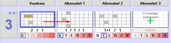 Dit scherm is vanuit het hoofdscherm ook te openen via de knop.