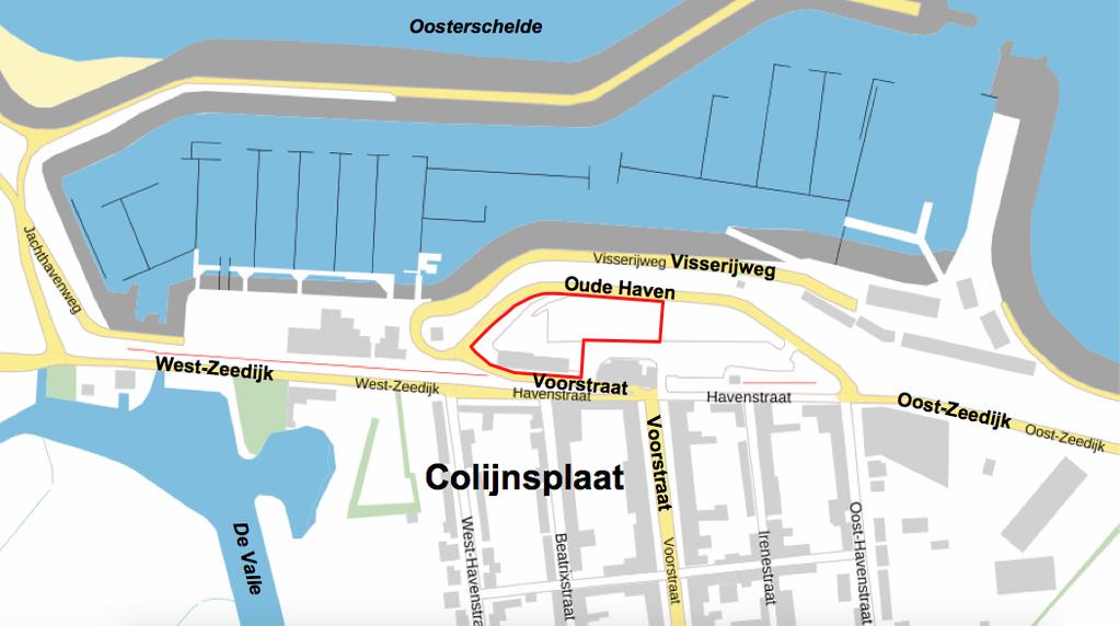 2 Plangebied en voorgenomen ingreep 2.1 Gebiedsbeschrijving De planlocatie is gelegen tussen de Oude Haven (noord- en westzijde) en de Voorstraat (zuidzijde).