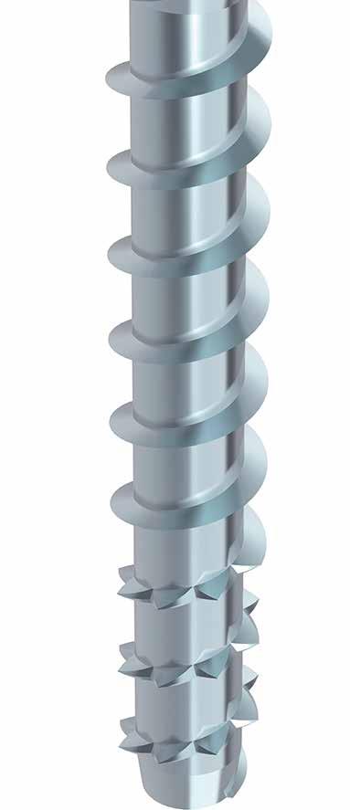 origineel. MULTI-MONTI -plus maakt HECO de innovatieleider op het gebied van zelfsnijdende betonschroeven.