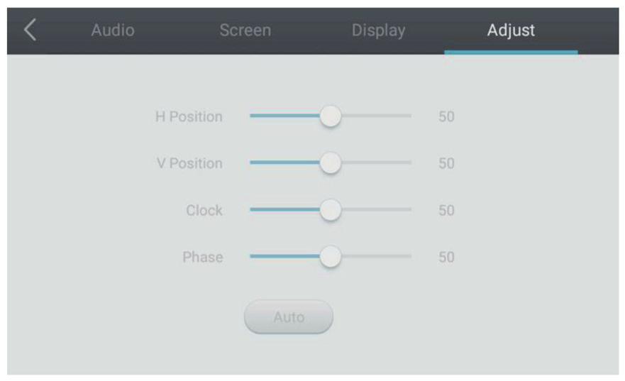 Aanpassen Druk op de knop op de afstandsbediening om het menu Aanpassen instellingen te selecteren.