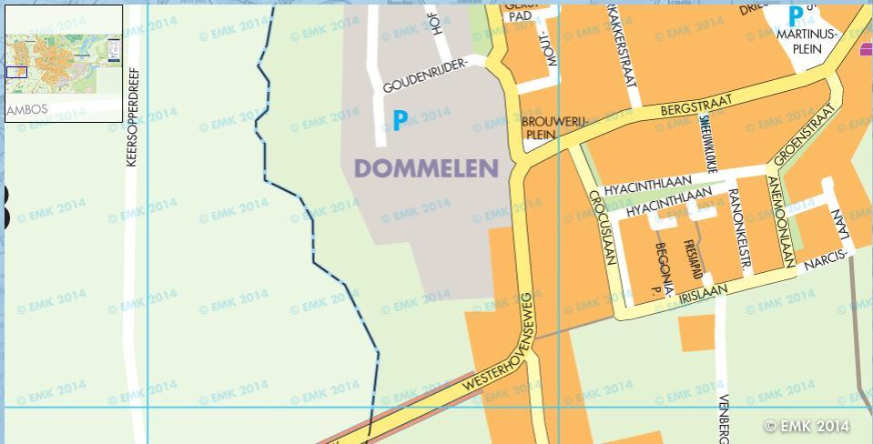 Brouwerijdreef/ Norbertusdreef/ Bergstraat of Westerhovenseweg extra zwaar te belasten. De Dommelsche Bierbrouwerij zou dan ook via deze route op de Westparallel uit kunnen komen. 3.