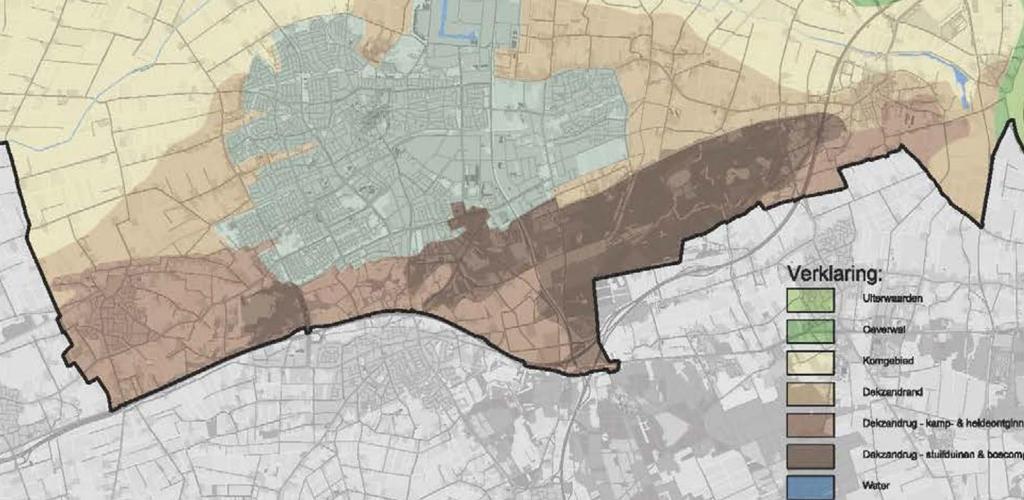 uitloopgebieden met natuur en recreatie nabij de stad Oss en toeristisch-recreatieve verbindingen tussen kernen op afstand van de Maas en de Maasdijk - Het bieden van ruimte voor waterveiligheid,