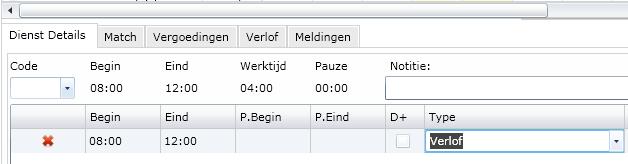 SDB*ZORGPLANNER Werkinstructie Verlof e.v.