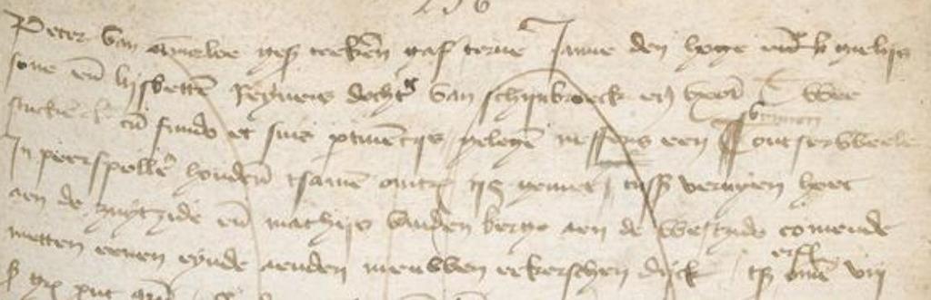De ligging van de nieuwe Ekerse dijk. In het schepenregister van 1440 vonden we een vermelding van de nieuwe Ekerse dijk. De vraag is dan natuurlijk waar dat die dijk lag.