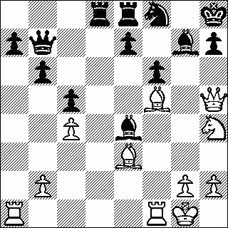 ) tussen Tilma en Zuiderweg komt de volgende stelling voor: Wit: Kg1 Dh5, Tf1, Td1, Lf5, Le3, Pc3, Ph4, a2, b2, c4, g2, h2; Zwart: Kh8, Db7, Te8, Ta8, Lg7, Lc6, Pf8, Pe6, a7, b6, c5, e7, f6, h7; waar