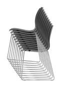 aanbevolen Hoogte plus 4,5 cm per stapelbare stoel Diepte plus 2,5 cm per stapelbare stoel 64 1 De DIN-zithoogte wordt gemeten overeenkomstig DIN EN 1335-1.