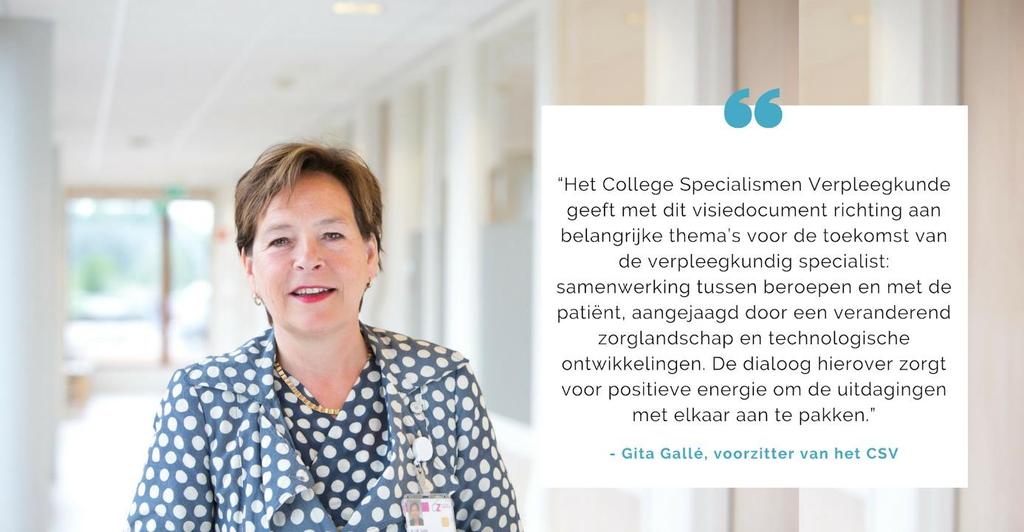 Inhoud Inleiding... 3 De verpleegkundig specialist... 5 Het College Specialismen Verpleegkunde (CSV)... 6 Samenstelling van het College Specialismen Verpleegkunde... 8 Taak en opdracht.