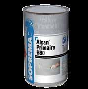 producten l ALSAN 00 PRIMERS ALSAN H80 Gebruiksklaar polyurethaan primer voor minerale ondergronden gebruikt in combinatie met de ALSAN 00-waterdichting.