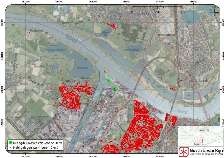 1.1 Inleiding Bosch & van Rijn heeft een kwantitatieve risicoanalyse uitgevoerd naar de risico s ten gevolge van nieuw te plaatsen windturbines op het ENGIE-terrein in de Noordkanaalhaven in de