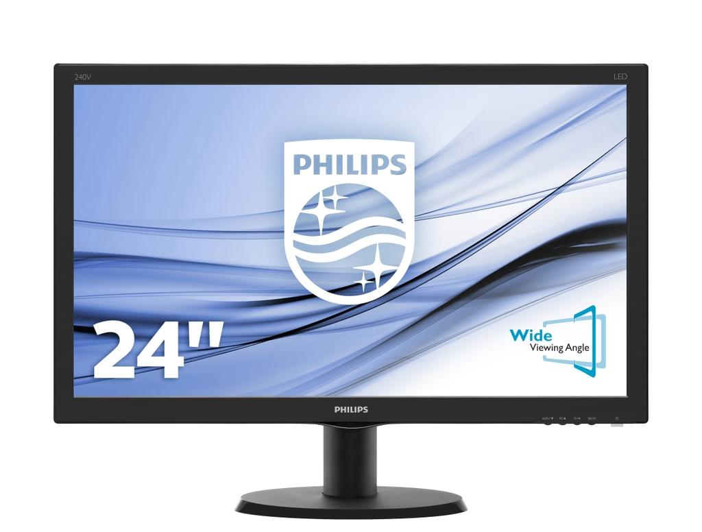 PHILIPS MONITOR 240V5QDAB Artikelcode : ITPH240V5QDAB Philips V Line LCD-monitor met SmartControl Lite 240V5QDAB/00. Beeldschermdiagonaal: 60,5 cm (23.
