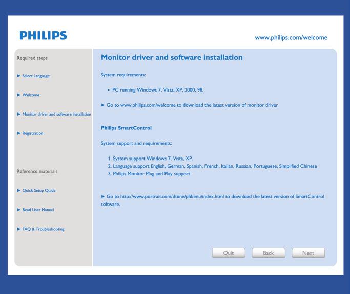 3.5 Philips SmartControl Premium Met de nieuwe SmartControl Premium-software van Phillips kunt u uw monitor beheren via een gemakkelijk te gebruiken grafische interface op het scherm.