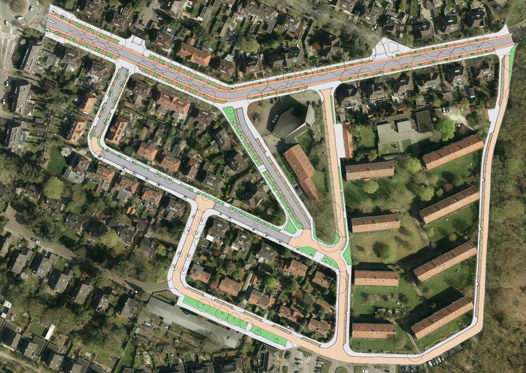 PARKEREN GROENSTROOK RIJWEG Stenen gelijk aan