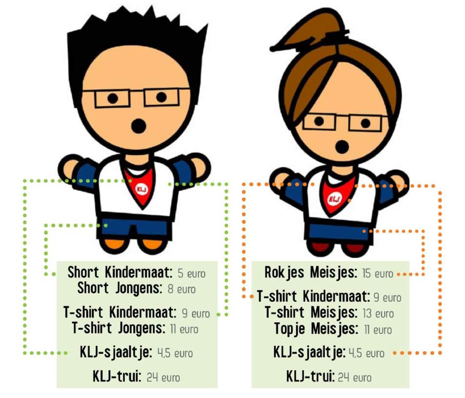 UNIFORM? Nog geen uniform? T-shirt gekrompen in de was? ENKEL VOOR DE VENDELIERS Vendeltekentje: 1,50 KLJ-logo: 1,50 Gordel: 9 NAAMTEKENEN!! Vergeet niet alles te naamtekenen!! NIEUW UNIFORM KOPEN?