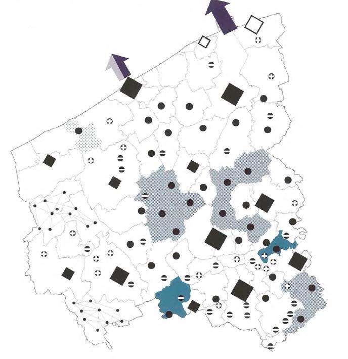 1 Provinciaal ruimtelijk structuurplan West-Vlaanderen (PRS-WV) In het richtinggevend gedeelte wordt op figuur 27 (selectie ruimtelijke structuur bedrijvigheid), Wielsbeke geselecteerd als specifiek