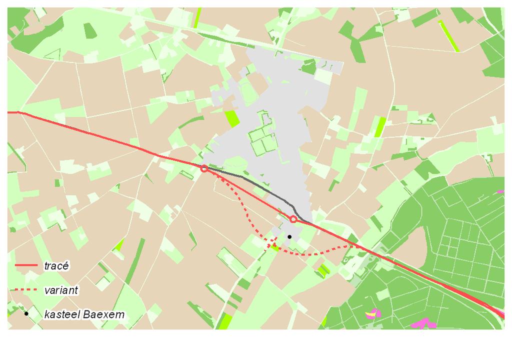 Variant rondweg Baexem Eindconcept