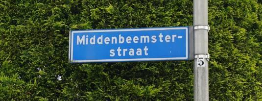 De gemeente Beemster (> Beemsterstraat) bestaat uit de dorpen Middenbeemster,