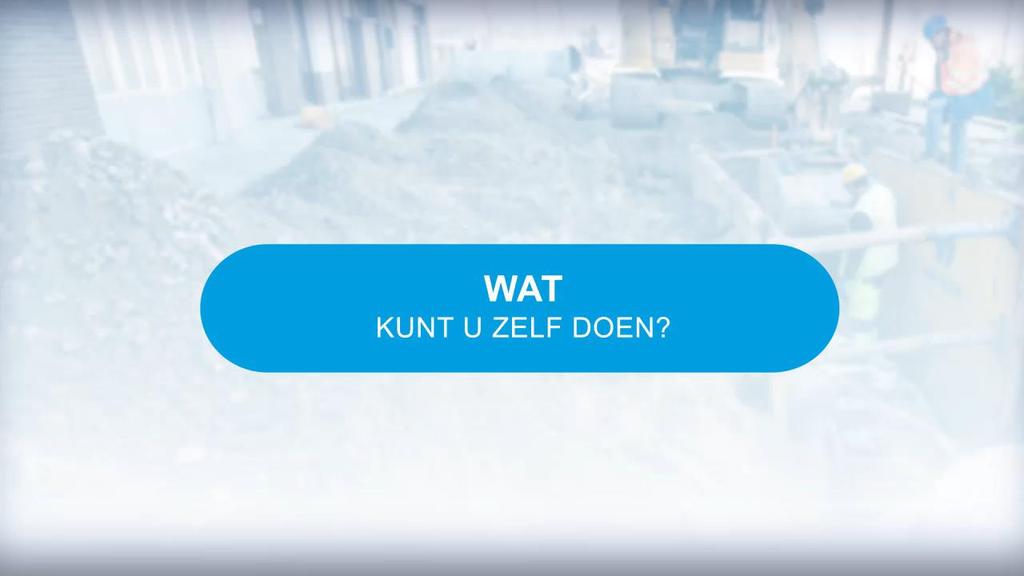 Wat kan u zelf doen voor