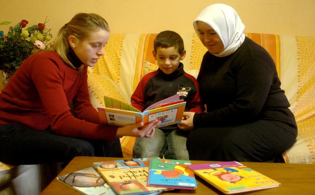 Doelstellingen van de Boekenbende - Interculturele ontmoeting - Voorlees-/vertelervaring - Contact met kansengroepen - Werken met kinderen - Brussel-ervaring - Leesplezier - Taalstimulering -