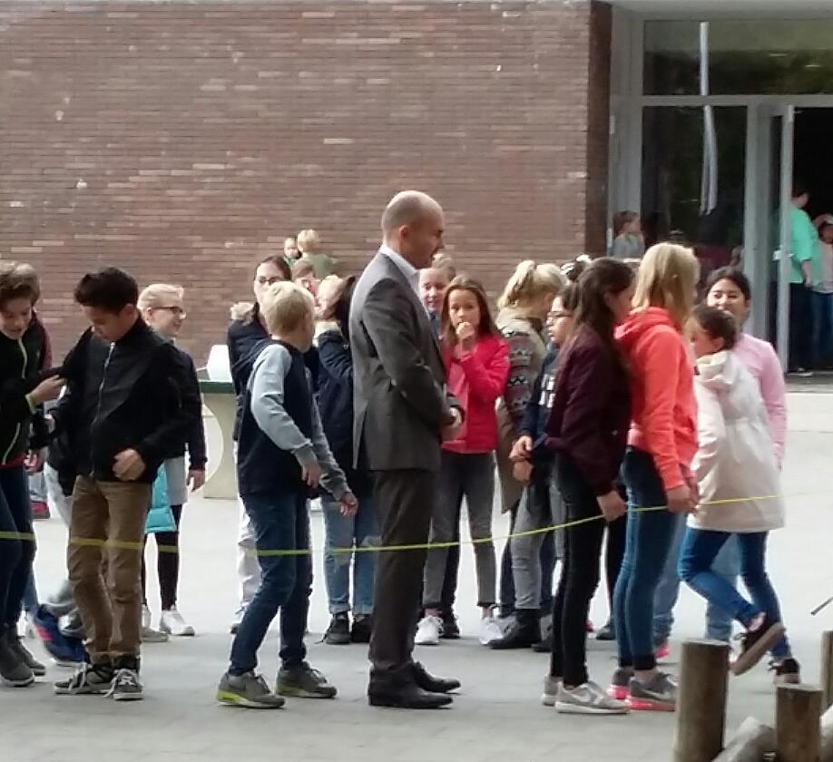 De kinderen hebben kunnen griezelen met de voeldoos en