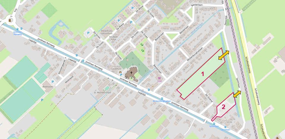 3 Ontsluiting 3.1 Inleiding In de notitie Beoordeling Spoorlaan voor ontsluiting woning-bouwlocaties van de gemeente Houten is een voorstel voor de ontsluiting opgenomen.