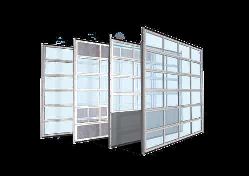 De Novolux sectionaaldeur met een dikte van 60 mm wordt standaard geleverd met drievoudige beglazing en garandeert