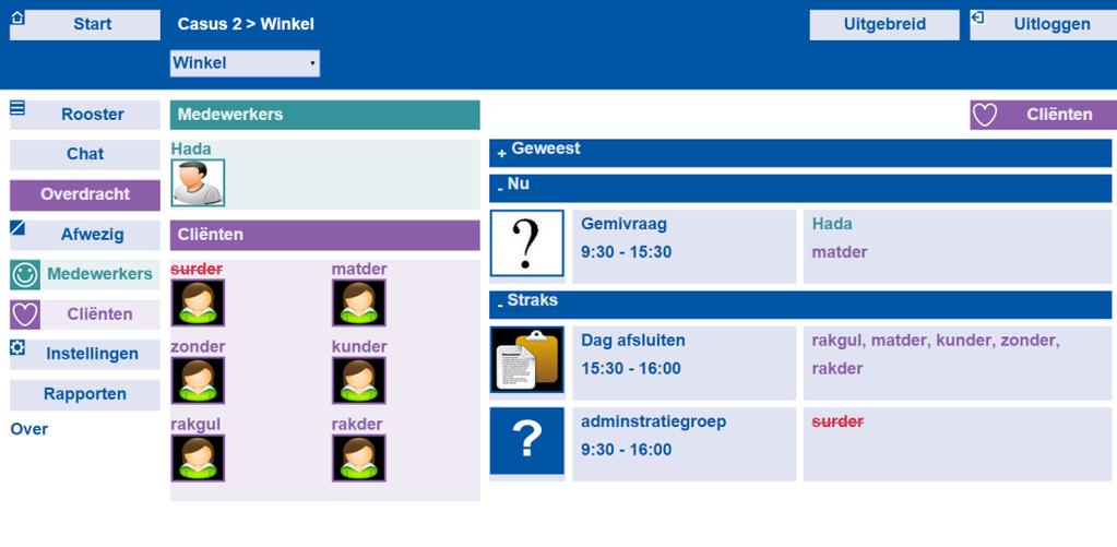 Inleiding App Met de Roosterbord App is het mogelijk: Het actuele individuele rooster van de Roosterbord instellingen Eigen taken of afspraken toevoegen Contact zoeken