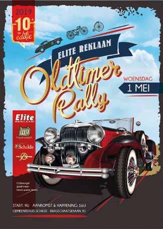Voor het tende jaar op rj start en endgt de Elte Reklaam Oldtmer Rally aan het gemeentehus van Schlde.