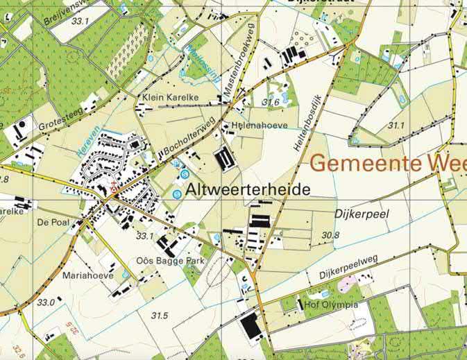 LIGGING Het plangebied is gelegen ten noordoosten